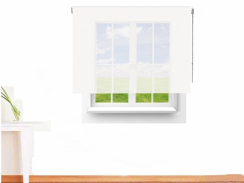 CORTINARTE - Estor Enrollable Tejido Screen, ignífugo a Medida, 3% Factor de Apertura, accionamiento a Cadena