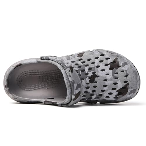 Image of SECHRITE Clogs for Men Garden Shoes Water Sandals Mens Mules and Clogs Shower Slippers Waterproof Summer Slides