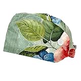 ♥ Aplicación: el paquete incluye 2 sombreros. Hermosos sombreros estampados añaden colores vivos a tu vida diaria. No solo como gorro de trabajo, también se puede utilizar como gorro de chef, gorro de cocina, gorro de ducha, gorro de spa o gorro diario para la limpieza, etc.