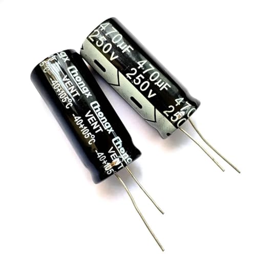 Condensateur 470uf 250v radial aluminium 18x40mm composant électronique haute tension 470mfd