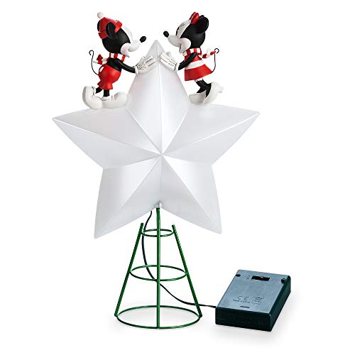 Disney Mickey and Minnie Mouse Light-Up Holiday Tree Topper