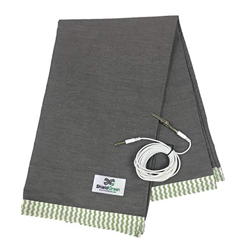 shieldgreen RF LF Electric Field Shielding, Grounding Blanket-Lite, Sanitary Stainless Steel Yarn Fabric, for Women Men Daily, for Sleeping, Improve Sleep, Recovery, Hearthy Earth Energy, Korea