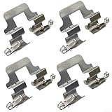 4 Stück Bremsbelag-Federklammern Kompatibel mit für A4 A5 OE 8K0615231 Metall Ersatzteil Zubehör