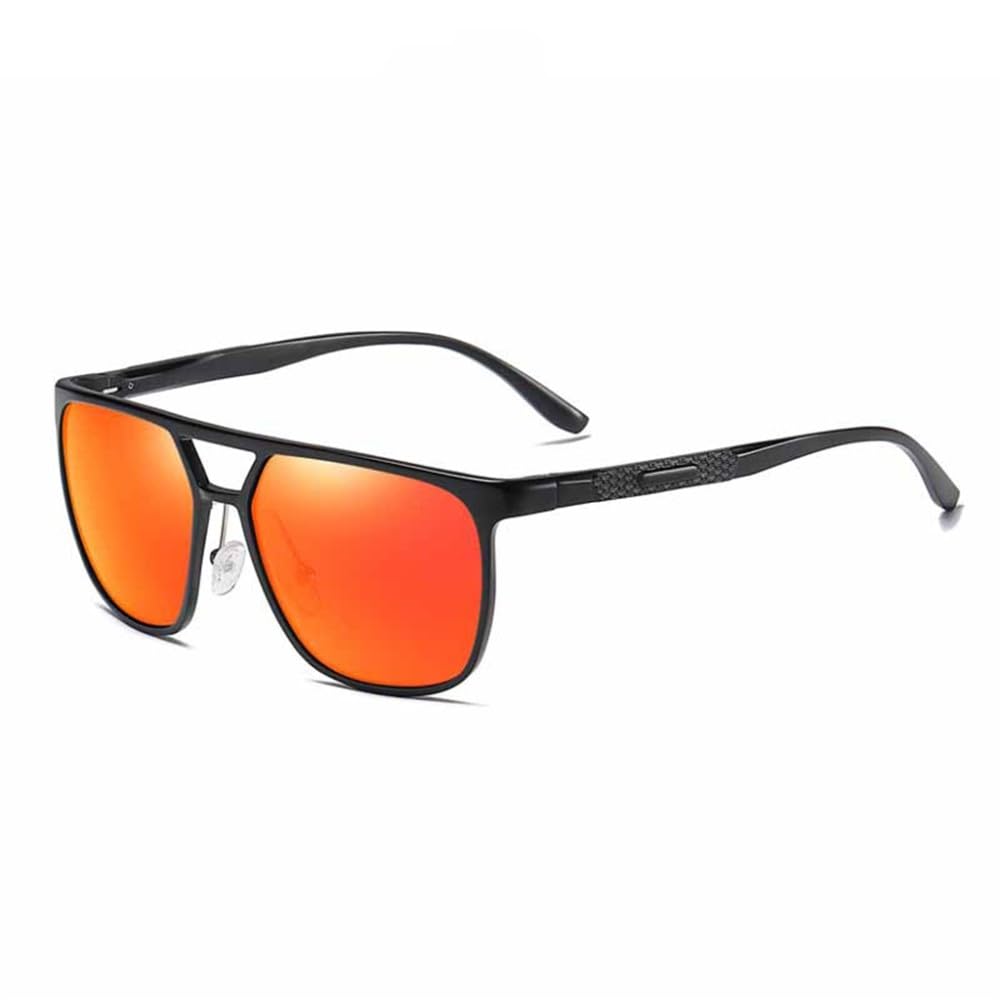 Męskie spolaryzowane okulary przeciwsłoneczne damskie Retro UV400 okulary przeciwsłoneczne aluminiowe ramki okularów jazda Camping wędkarstwo okulary przeciwodblaskowe Shade Eyewear