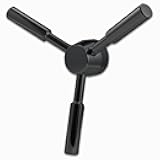 WAH LIN PARTS 3 Spoke Heavy-Duty Black Handle - Gun Safe & Vault Door Handle Replacement