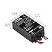 Waterproof 5A Solar Charge Controller 6V/12V Auto, 5 amp Solar Panel Charging Regulator IP67 Waterproof 24Hours Load on for Lead-Acid (AGM Gel Seal Flooded) Battery