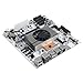 CWWK NAS Motherboard 8 Bay Core i5 8265U 4C/8T, Mini ITX PC Mainboard Weiß M11, 2 x NVMe PCIe3.0 x2, Dual 2.5GbE i226V LAN, DDR4 NO RAM NO SSD, PCIe x4 Slot, TF, HD+DP