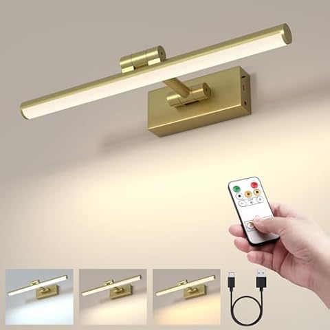 TOPPORTED 15.7 Inch Battery Operated Picture Light Cover