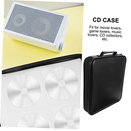 ABOOFAN Caixa de armazenamento de CD bolsa de armazenamento de dvd caso Estojo de CD Organizador de