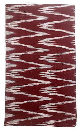 Image of Cotton Pochampally ikat unstitched blouse, Kurthi, long frock fabric material for women (1 meter, 2 meters & 3 meters)