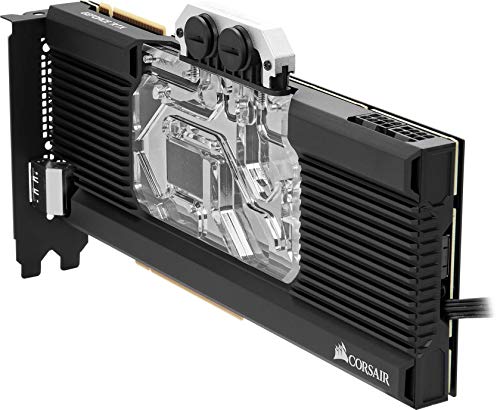 Corsair Hydro X Serie, XG7 RGB 20-SERIES GPU Water Block (2080 TI FE), Precisione Struttura, Alluminio Backplate, Personalizzabili Illuminazione RGB, Nero