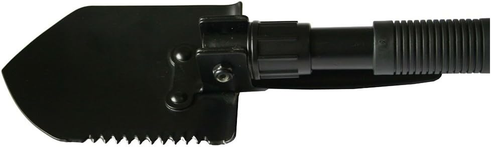 New Multi-Functional Black Tactical Folding Military Shovel with Case