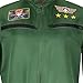 frawirshau Fighter Pilot Costume Women Flight Suit Military Costume Adult Halloween Costumes for Women Green Jumpsuit M