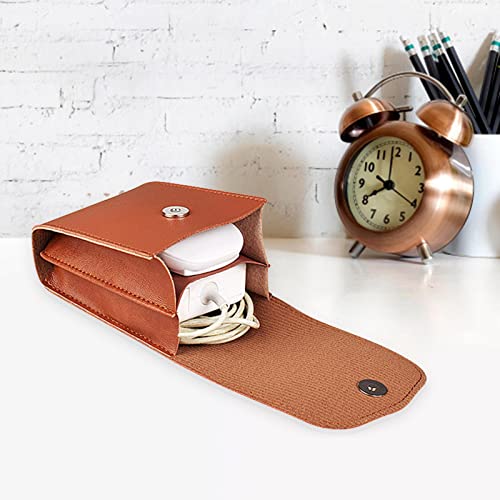 Bolsa para computador | Estojo de computador de couro PU à prova d'água com suporte para mouse pad