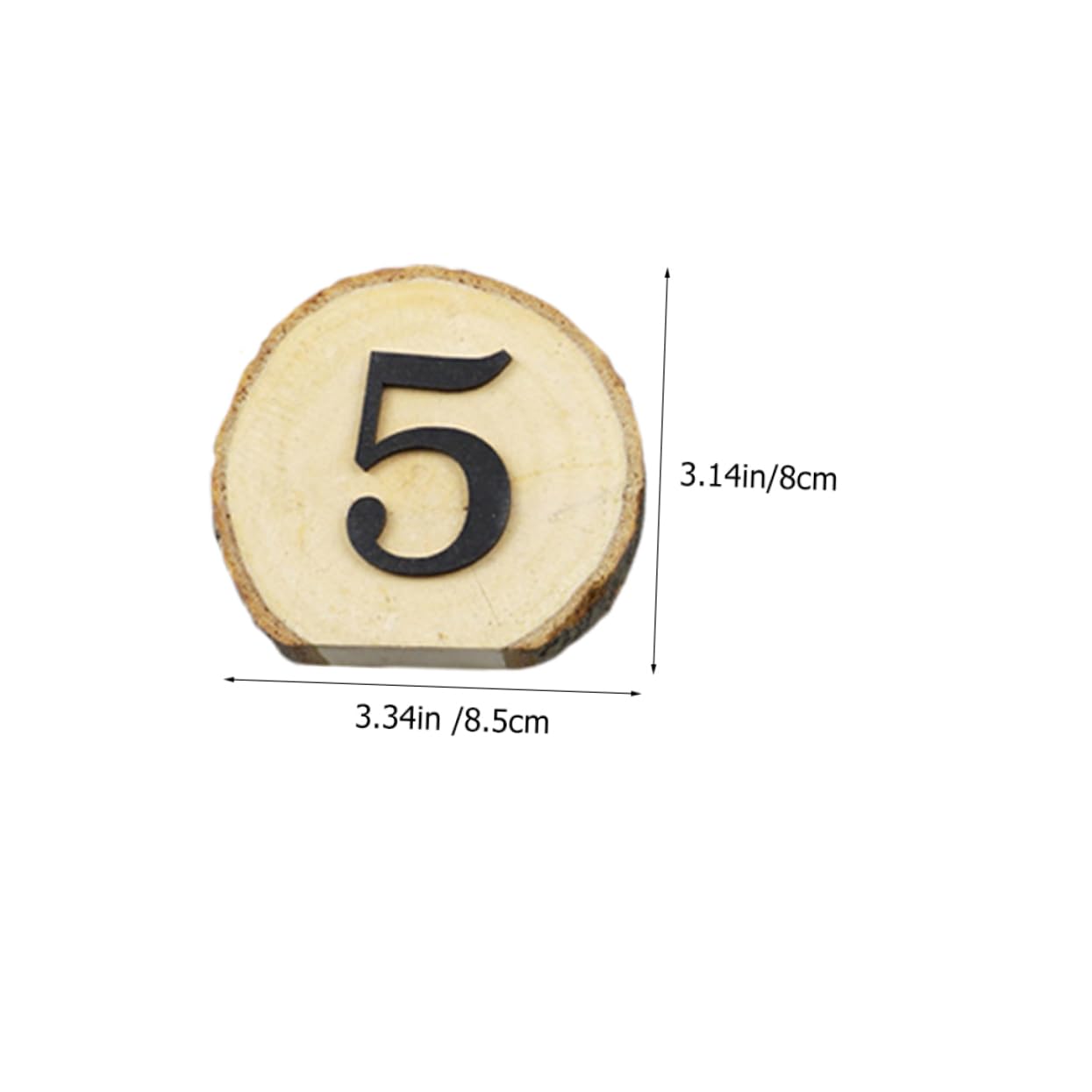 NAMOARLY 10Pcs Wooden Table Numbers Sign Elegant Wedding Party Number Cards for Events Rustic Table Decor for Restaurants Banquets and Receptions