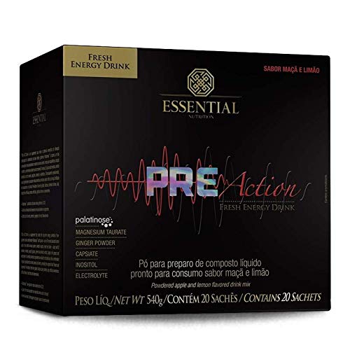 Pre Action Energy Drink (20sachês-27g) Essential Nutrition
