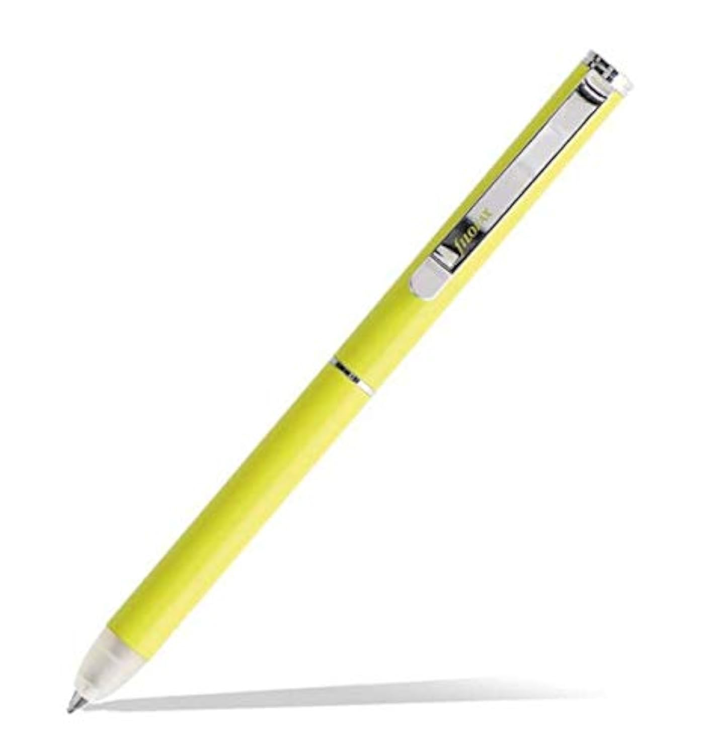 Filofax erasable ballpen - fluoro yellow