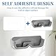 2 Stück Brillenhalter Wand Selbstklebend, Sunglass Holder Brillenaufbewahrung Auto Brillenhalter für Auto Sonnenbrillen Aufbewahrung Sonnenbrillenhalter Brillenbox Sonnenbrillen Organizer Wand Grau