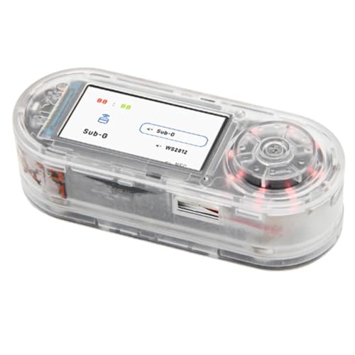Qusedwey Transceptor RF de Bajo Consumo Sub-1 GHz ESP32-S3 CC1101 de T-Embed Módulo I2C RFID NFC PN532 Placa LCD Batería Incorporada 1300 MAh