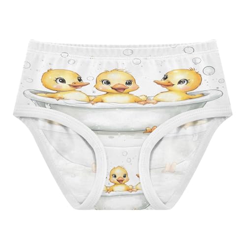 Cute Three Yellow Ducks Bathtub Toddler Girls's Underwear 2T 202b8710