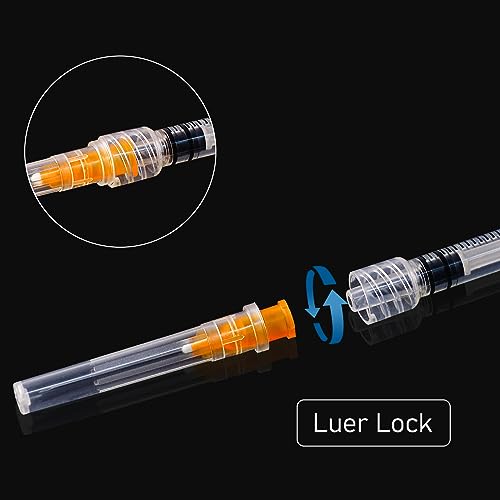 disposable 1ml syringe with 25g 1inch lab supplies individually packaged 50pack