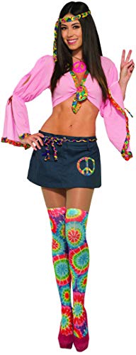Bas tie dye multicolore Forum Novelties X82537 extensible - 2