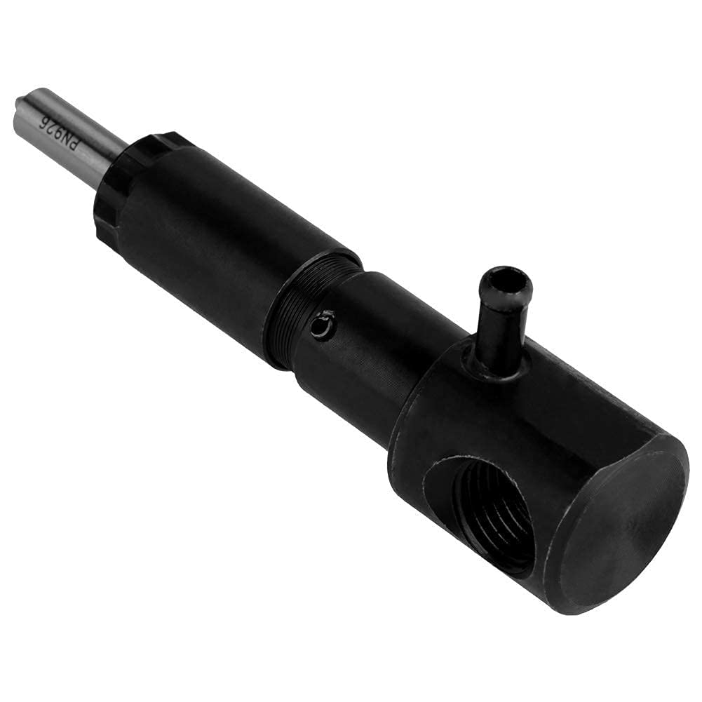 Iniettore di carburante Aramox, iniettore di carburante nero completamente in metallo 108 mm per Kipor 186F 186FA 186FAE 418CC