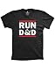 Run D&D shirt funny tshirts board game dice shirt, Large