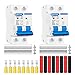 JOTTA AC Miniature Circuit Breaker Low Voltage 63A 2 Poles 120/240V 50/60Hz DIN Rail Installation (63A 2PCS)