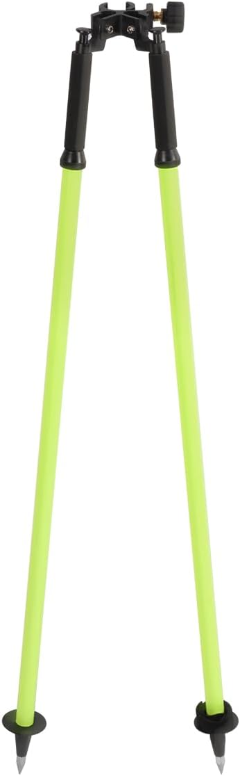 Aluminum Bipod for Prism Poles, Bipod Surveying Thumb Release for Land Surveying Total Stations