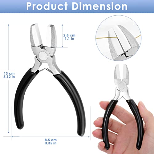 Image of Billbotk Nylon Jaw Pliers for Jewelry Making - Flat Nose, Soft Jaw Pliers for Chain Making