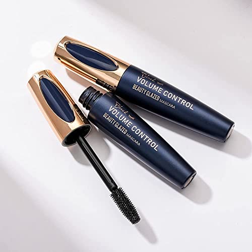 6. Bild von 4D Silk Fiber Wimperntusche, Extra Long Lash Verlängerung & Volumen Eyelash Mascara Wasserdicht Langlebig Natürlich Augen Make-up Not Blooming