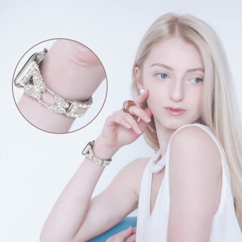 Image of Butterfly Band for Apple Watch Bands 40mm 41mm 42mm-S11 /10 Starlight