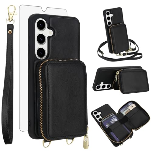 Protection Samsung Galaxy A25 5G anti-choc étui portefeuille cuir et RFID