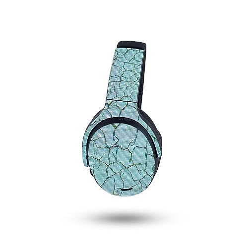 Image of MightySkins Carbon Fiber Skin Compatible with Skullcandy Crusher ANC 2 - Chipped Paint | Protective, Durable Textured Carbon Fiber Finish | Easy to Apply