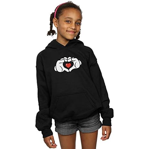Disney Girls Mickey Mouse Hoodie Black 12-13 Years Cover