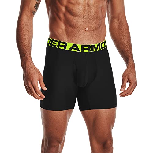 Image of Under Armour mens Multi-pack Performance Tech Boxerjock Brief, 6 inch Inseam, All-day Comfort & Soft