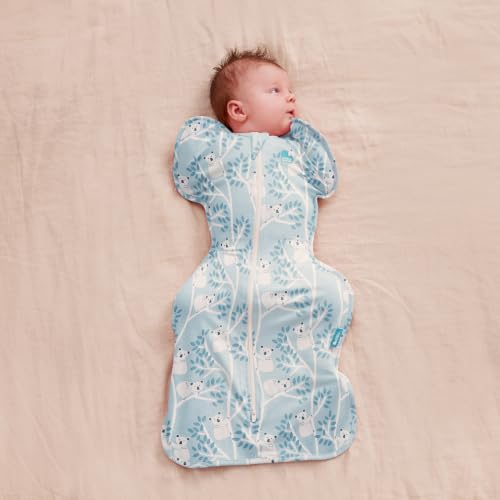 Image of Love to Dream Swaddle UP, Baby Sleep Sack, Self-Soothing Swaddles for Newborns, Get Longer Sleep, Secure Fit Helps Calm Startle Reflex, New Born Essentials for Baby, 1.0 TOG, 13-19 lbs, Mini Koalas