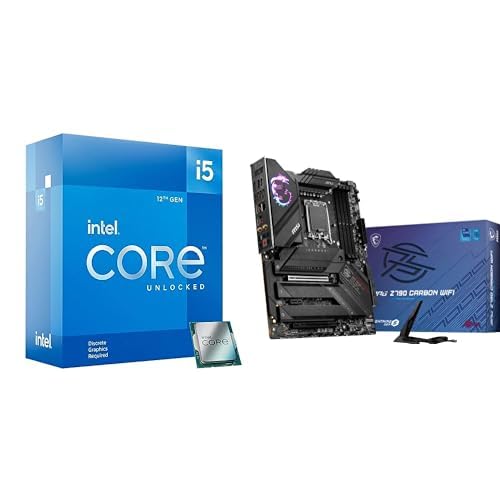 Image of Intel Core i5-12600KF Desktop Processor + MSI MPG Z790 Motherboard