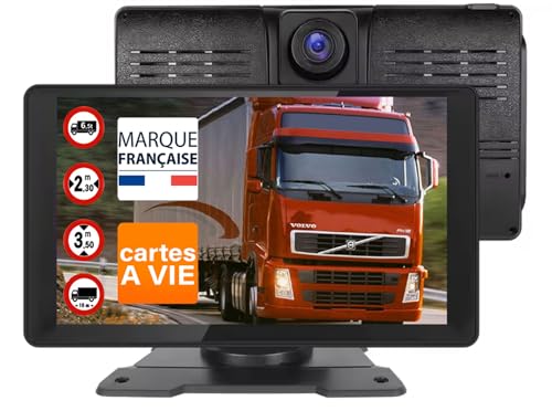NaviPro 9 Pouces GPS Poids Lourd avec Caméra Route