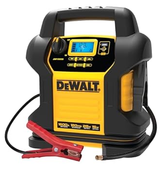 dewalt 1400 peak amp jump starter with digital compressor