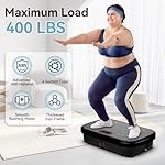 Vibration Plate Exercise Machine Weight Loss, Whole Body Vibration Plate for Lymphatic Drainage, 180 Adjustable Speeds Vibrating Plate Fitness Platform for Women Men - Image 5