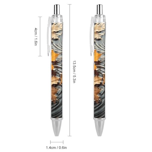 Bolígrafos retráctiles de tinta negra 0.5 mm miniatura 2