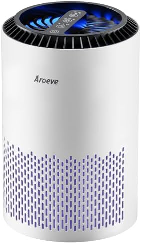 AROEVE Air Purifiers for Bedroom Home, Air Purifier For Smoke Pol...