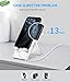 Adjustable Cell Phone Stand，SAIJI Foldable Desktop Phone Holder Cradle Dock for Office，Compatible with Phone 11 Pro xs xr x se 8，All Android Smartphones-White