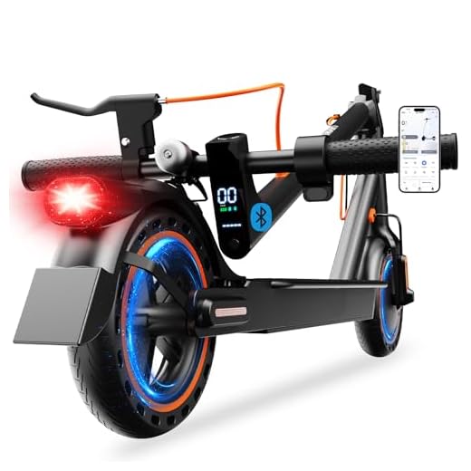 Trottinette Electrique Adulte antivol Ultra Legere, Autonomie 30km Trotinette Électrique Pliable 350W Batterie 36V 7.8Ah, pneus nid d'abeille increvables APP déverrouillée Scooter Electrique Adulte