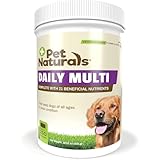 Pet Naturals Daily Multivitamin for Dogs – 21 Essential Nutrients, Fatty Acids & Antioxidants for Complete Health, Supports Energy, Digestion, Skin & Coat | Veggie Flavor Soft Chews, 150 Count