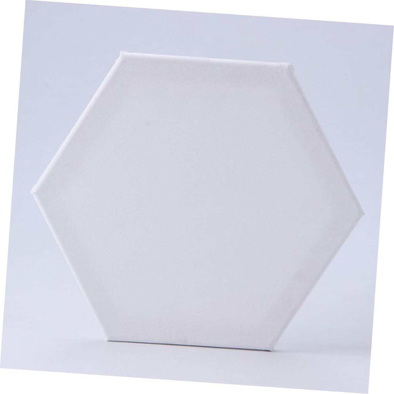Panneaux de Peinture Hexagonaux Planches à Dessin Stables et Faciles à Ranger Lot de 3 en Coton Blanc pour Artistes pour Peinture DIY en Intérieur