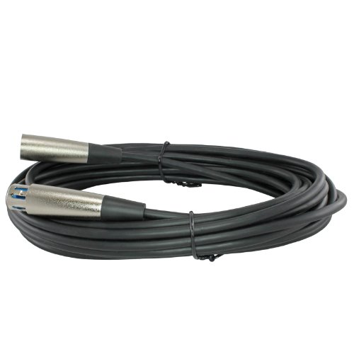 5 Pack Lot Balanced 25 Ft Foot 3Pin Xlr Mic Microphone Cables Cords #TOP6