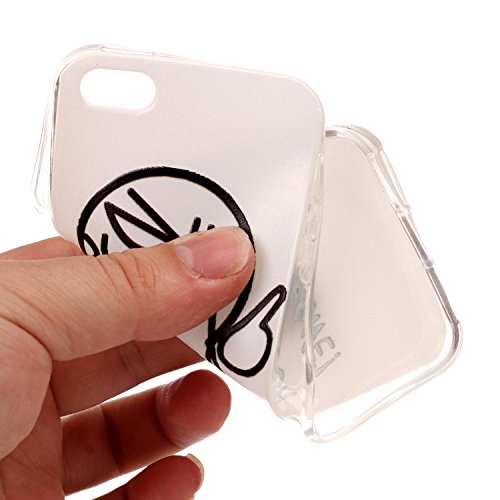 Custodia per iPhone SE/ 5S/ 5 morbido,Herzzer